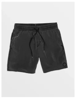 Volcom Center Trunk 17 Inch Boardshorts in Black