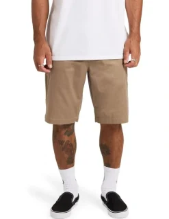 Volcom Frickin Modern Shorts in Beige