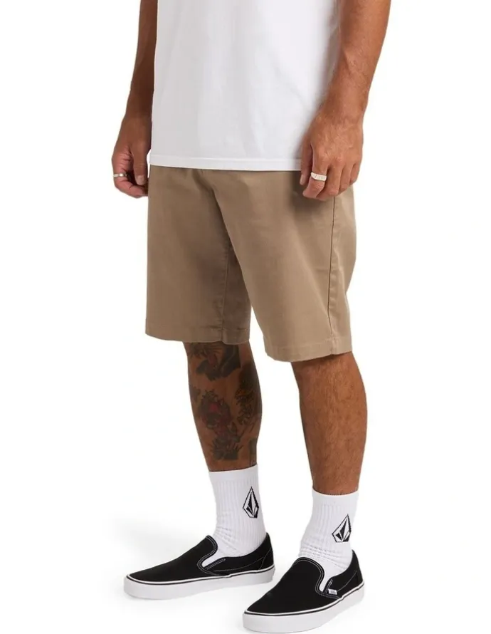 Volcom Frickin Modern Shorts in Beige