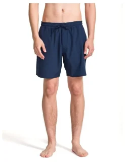 Volcom Manic Solid Trunk 17 Inch Boardshorts in Navy