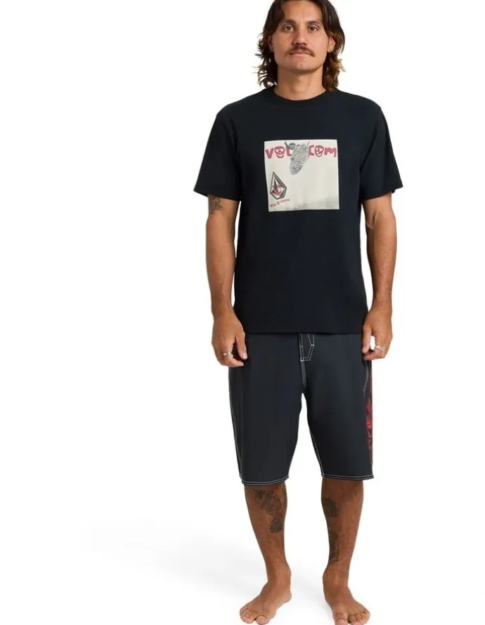 Volcom Reaper Stone Mod 21 Boardshorts in Black