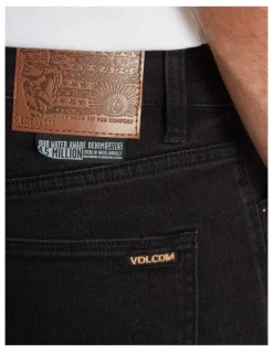 Volcom Vorta Denim Jeans in Black