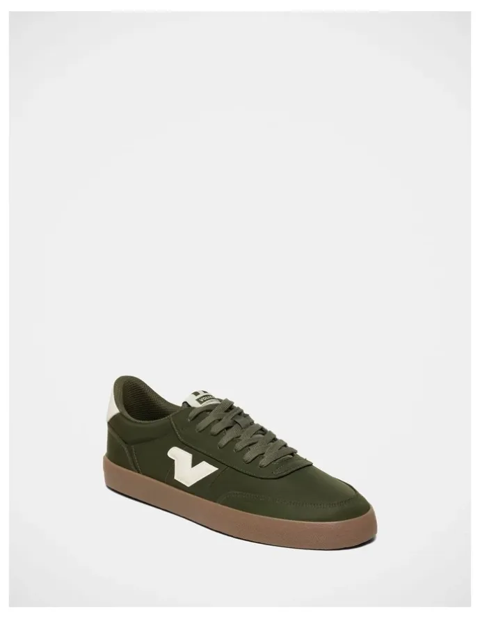 Volley Baseline Nylon Sneakers in Olive