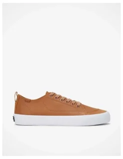Volley Deuce Leather Sneakers in Tan