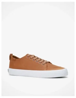 Volley Deuce Leather Sneakers in Tan