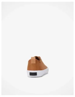 Volley Deuce Leather Sneakers in Tan