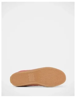 Volley Baseline Nylon Sneakers in Red