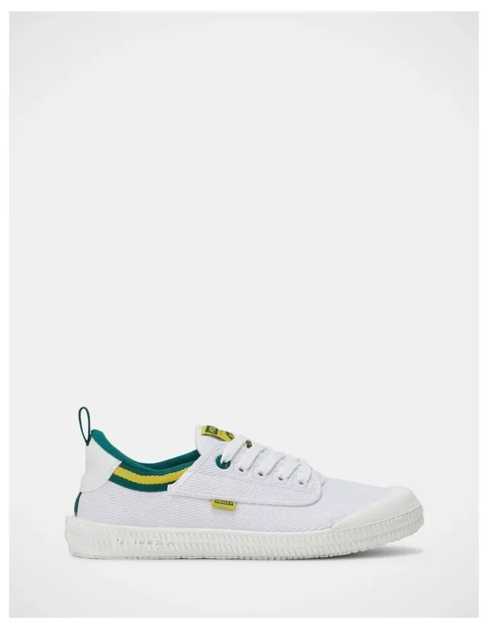 Volley Heritage Low Canvas Sneakers in White