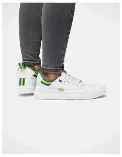 Volley Heritage Low Canvas Sneakers in White