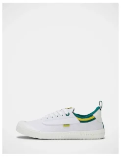 Volley Heritage Low Canvas Sneakers in White