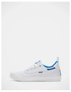 Volley Heritage Low Canvas Sneakers in White
