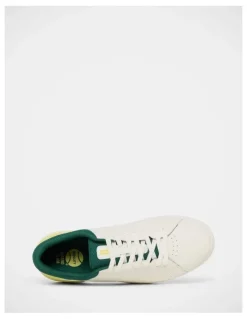 Volley Pavillion Sneakers in White/Green