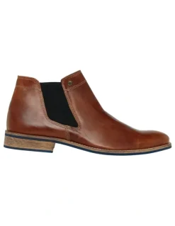 Wild Rhino Drake Leather Ankle Boot in Tan