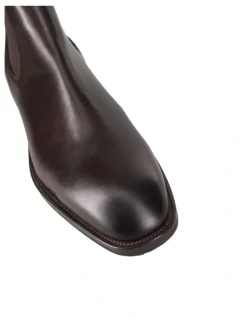 Wild Rhino Rancher Chelsea Boot in Dark Brown