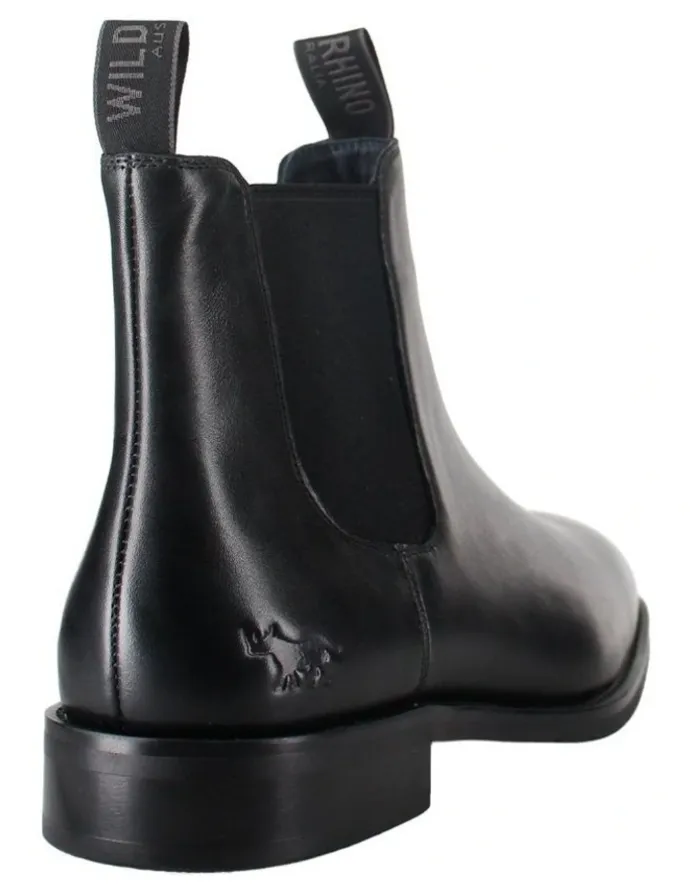 Wild Rhino Rancher Chelsea Boot in Black