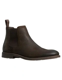Windsor Smith Saxon Boot in Brown Oil Suede
