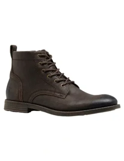 Windsor Smith Sebastian Boot in Brown Oil Suede