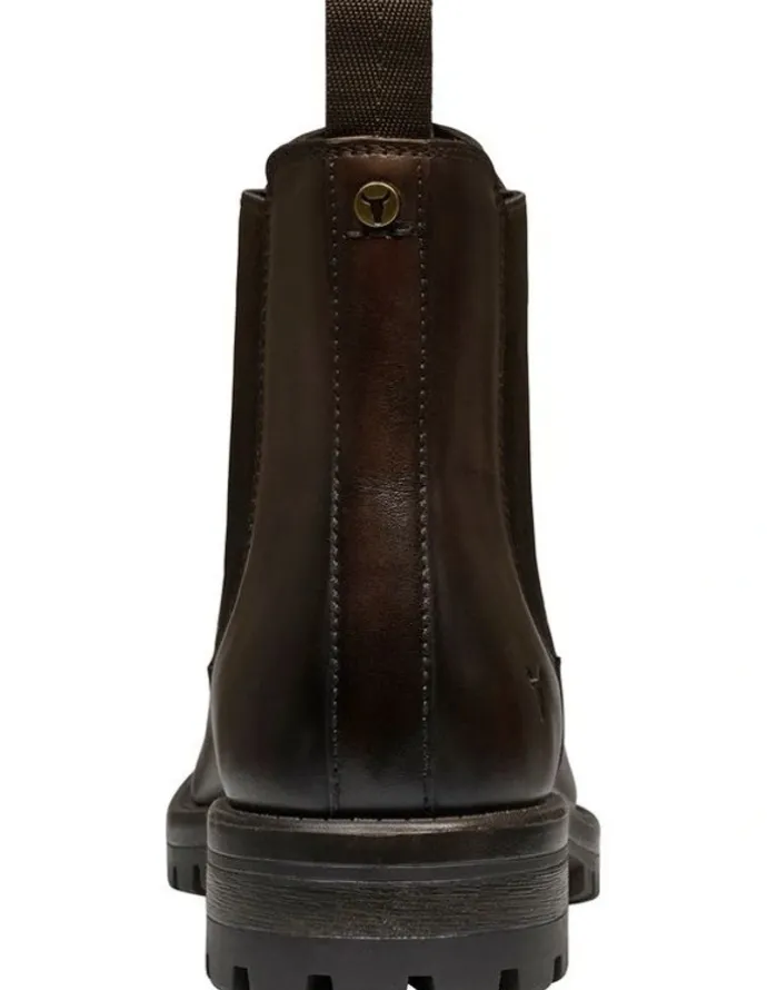Windsor Smith Walker Boots in Marron Brown Leather