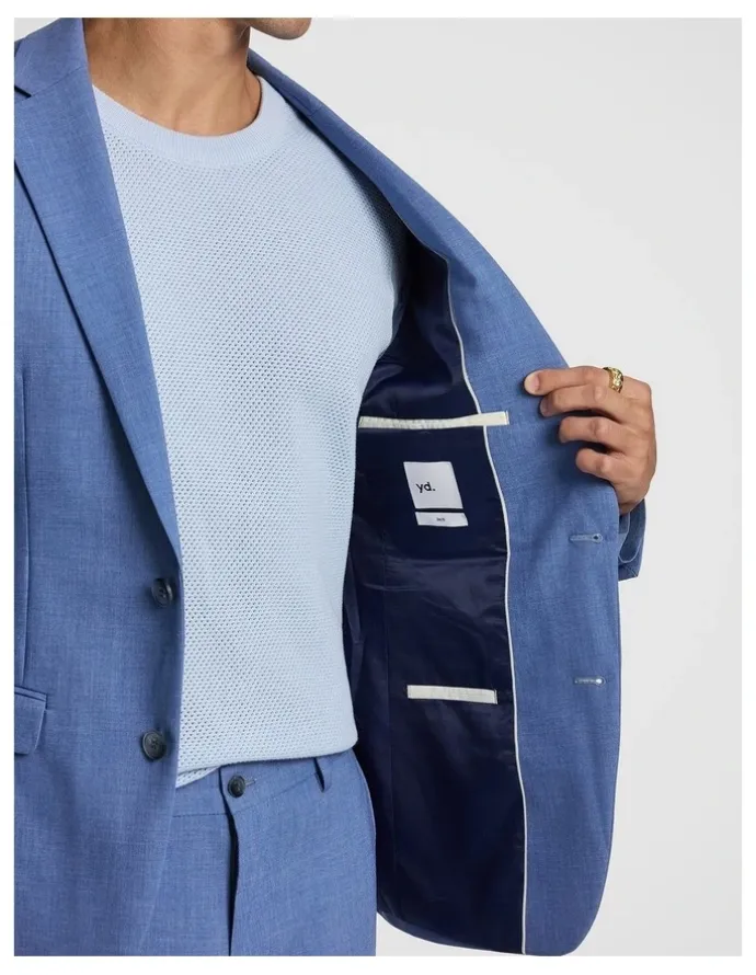 yd. Alfredo Slim Suit Jacket in Blue