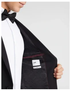 yd. Aston Slim Fit Suit Jacket in Black