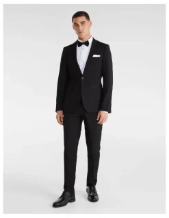 yd. Aston Slim Fit Suit Jacket in Black