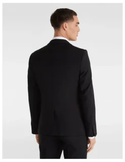 yd. Aston Slim Fit Suit Jacket in Black