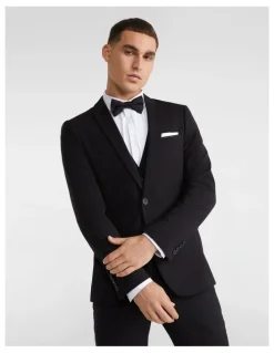 yd. Aston Slim Fit Suit Jacket in Black