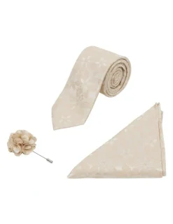 yd. Charis Tie Set 3 Pack in Natural