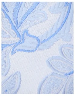 yd. Elba Floral 5 Cm Tie in Blue