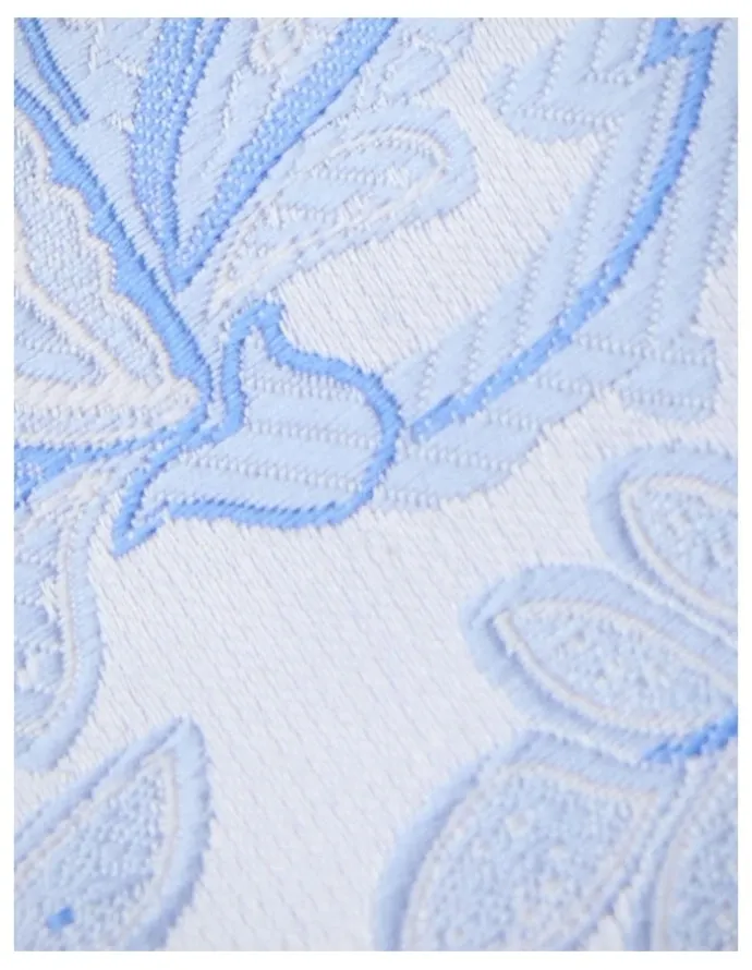 yd. Elba Floral 5 Cm Tie in Blue