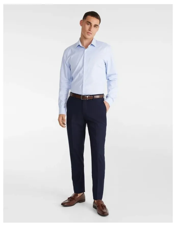 yd. Maxx Regular Dress Shirt In Light Blue