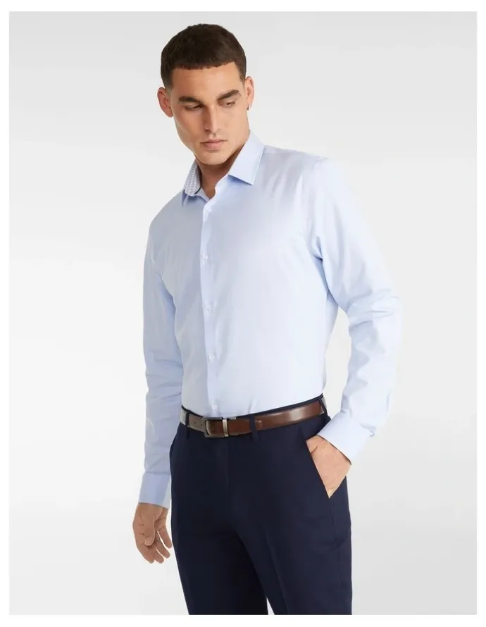 yd. Maxx Regular Dress Shirt In Light Blue