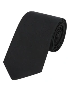yd. Premium Silk 7.5 Cm Width Tie in Black