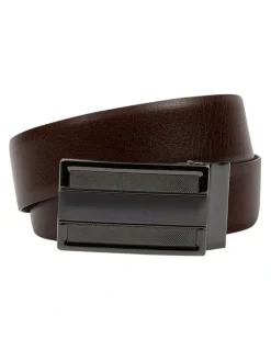 yd. Rowan Textured Belt in Black/Choc