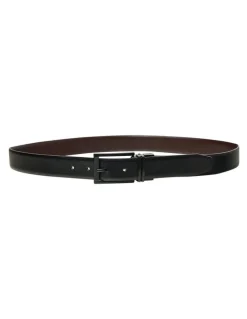 yd. Terrace Reversible Textured Belt in Black/Brown