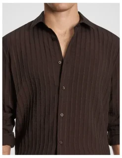 yd. Atlas Shirt in Chocolate