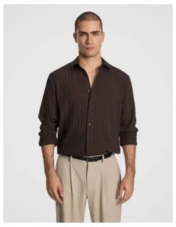yd. Atlas Shirt in Chocolate