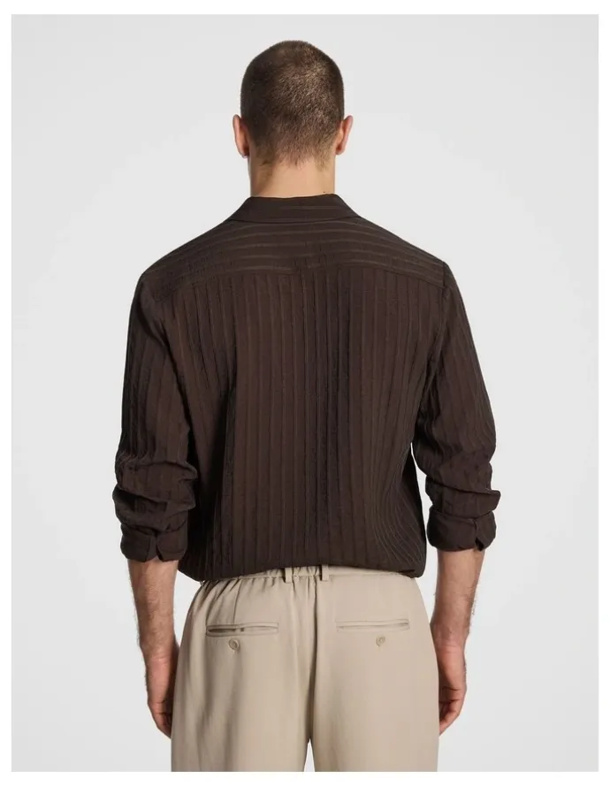 yd. Atlas Shirt in Chocolate