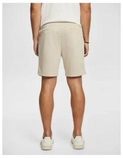 yd. Avenue Jersey Shorts in Natural