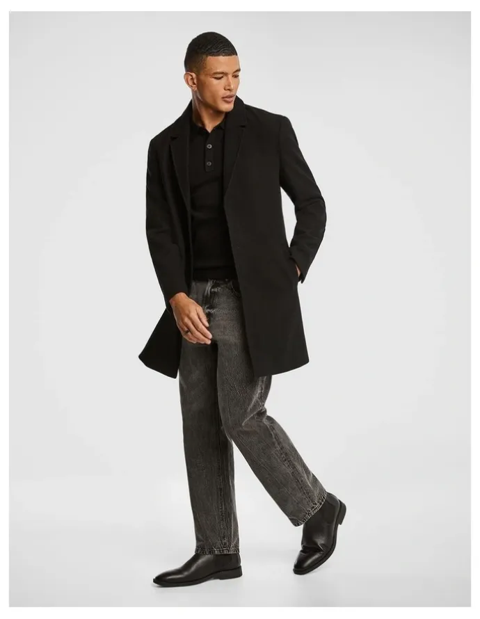 yd. Brandon Duster Coat in Black