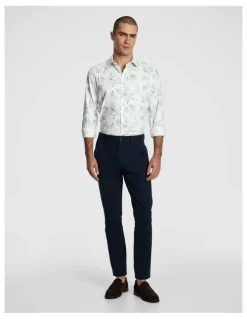 yd. Catalunya Slim Floral Shirt in Sage