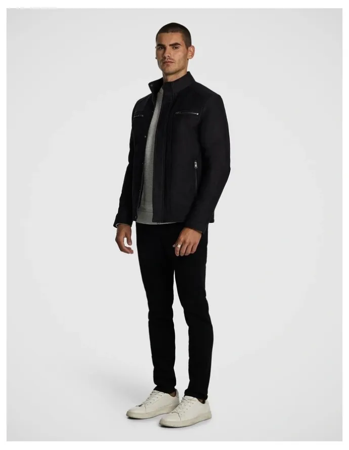 yd. Colt Racer Jacket in Charcoal