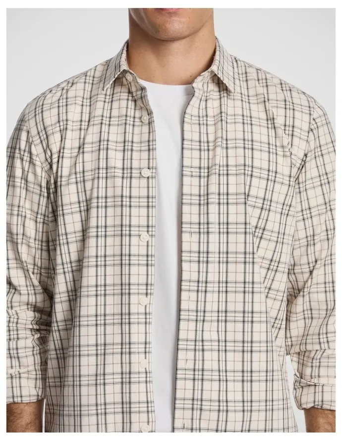 yd. Conrad Check Shirt in Natural