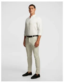 yd. Danny Super Stretch Slim Chino in Ice