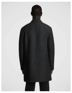 yd. Dominic Twill Coat in Grey