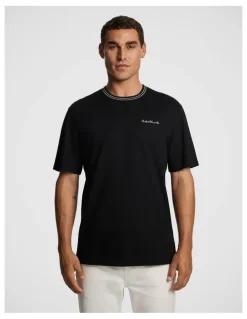 yd. Elio Relaxed Tee in Black