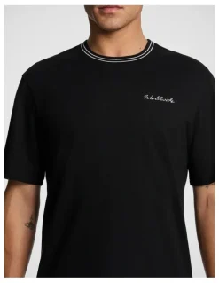yd. Elio Relaxed Tee in Black