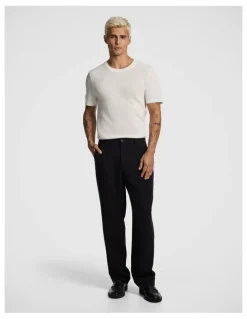 yd. Empire Wide Chino Pant in Black