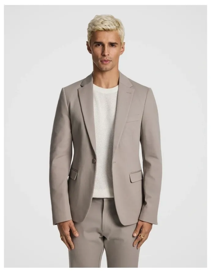 yd. Energy Stretch Blazer in Grey
