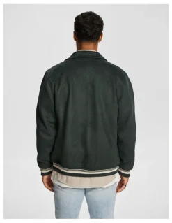 yd. Harvard Varsity Jacket in Forest